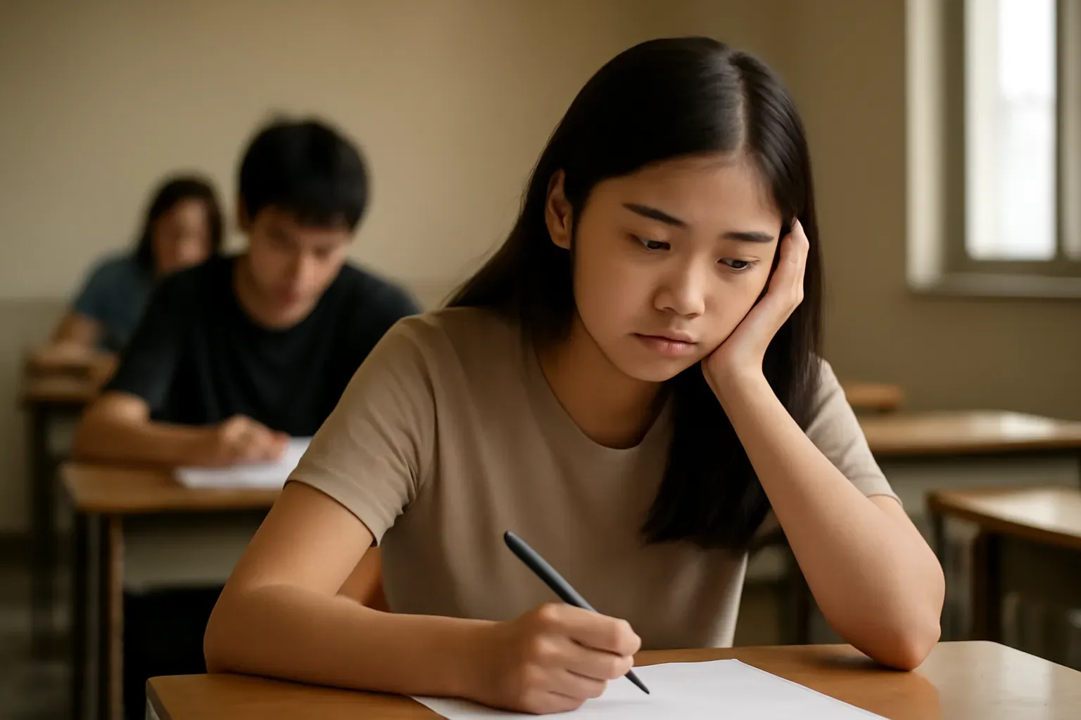 Lo lắng khi kiểm tra: cơ chế và những gì làm giảm được