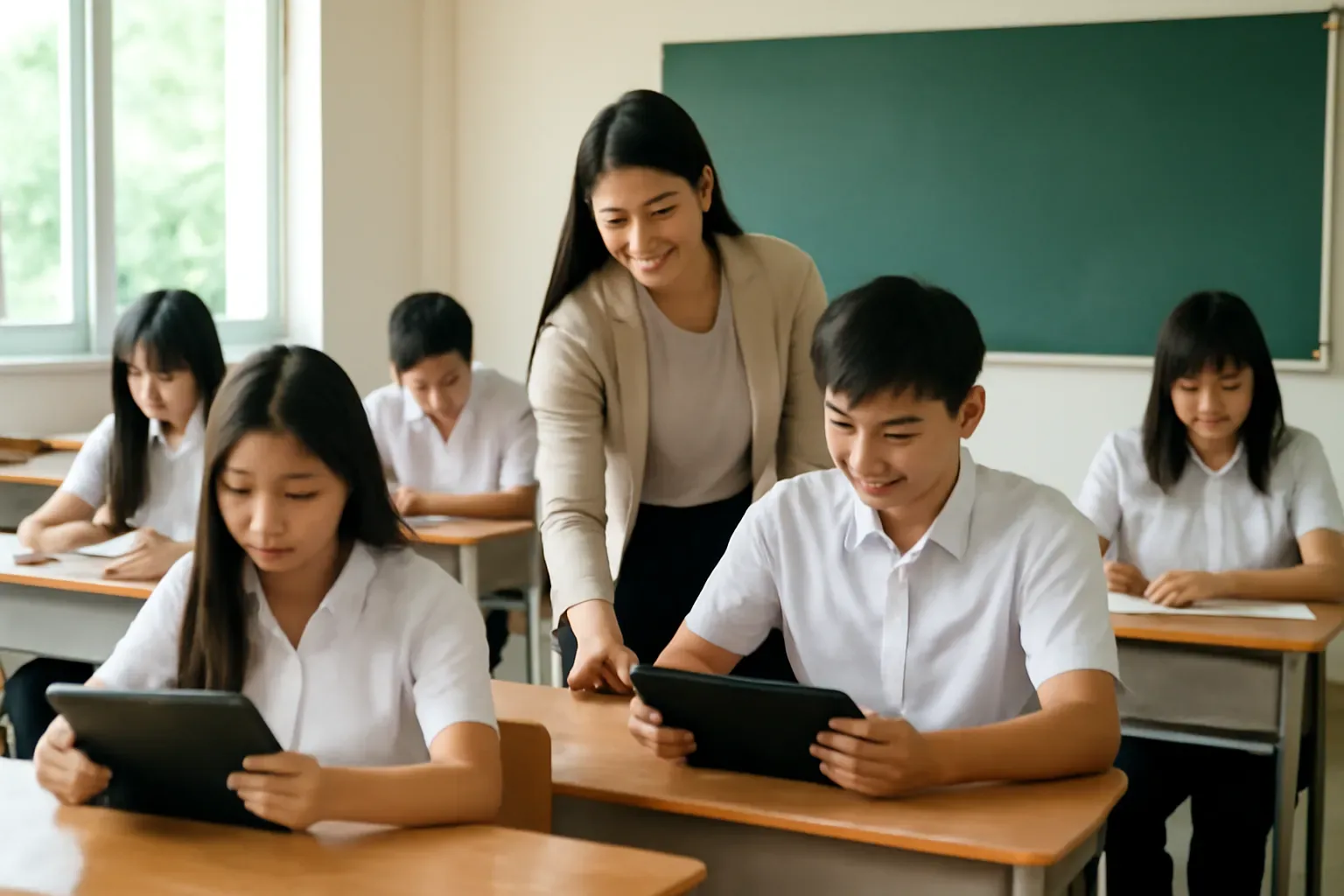 Thiết bị cá nhân trong lớp học: bằng chứng nói gì và trường nên quyết thế nào
